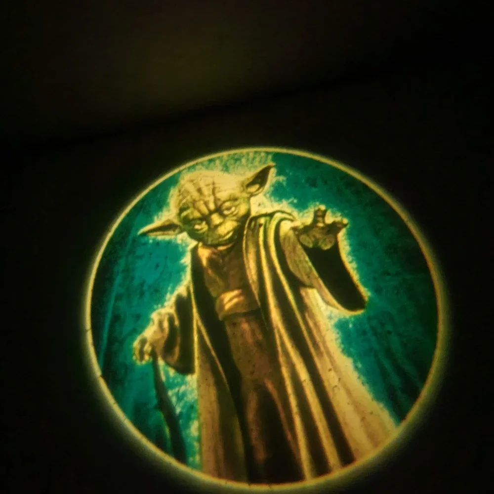 Star Wars Plug In Projector Night Light LED Dusk to Dawn Sensor